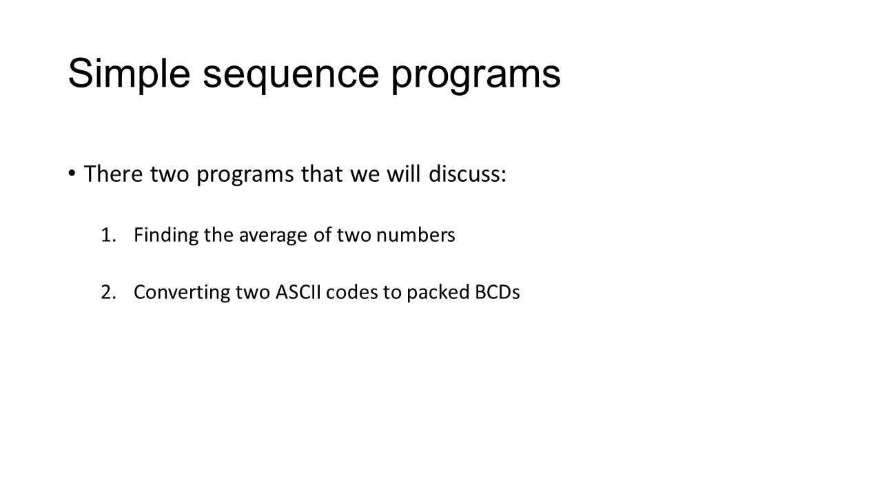 Write a 8086 assembly language program which subtract two ascii numbers
